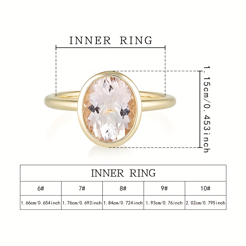 Women's Exquisite Light Luxury Oval Engagement Ring