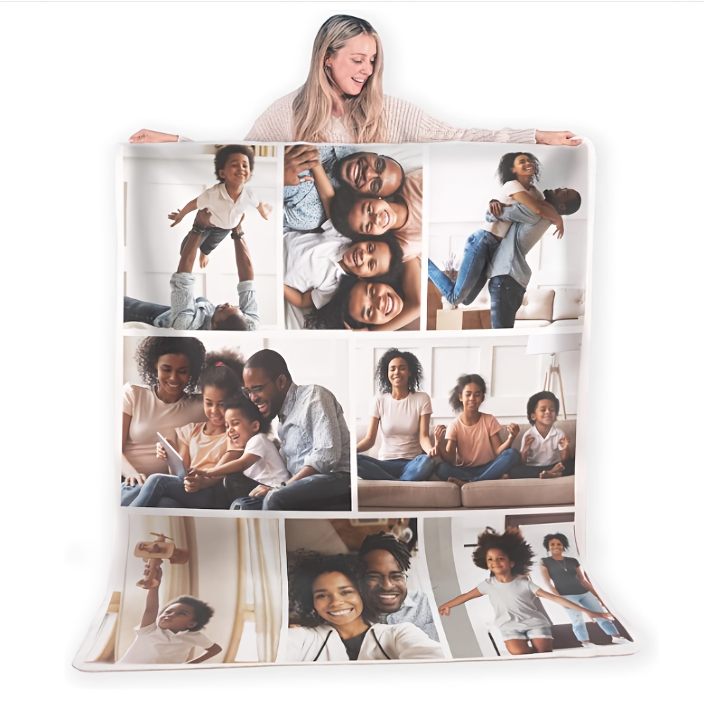 

Customize With Photos To Make Last : , Your Vacation Moments, Your Or Your Pet, Capture On Our Warm And Cozy Fleece Blanket.