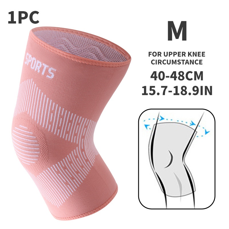 Image of 1pc High Stretch Breathable Knee Brace Sleeve, Anti-slip Elastic Knee Compression Support For Women And Men, Warm And Comfortable Compression Knee Brace - Leg Support Knee Brace, Perfect For