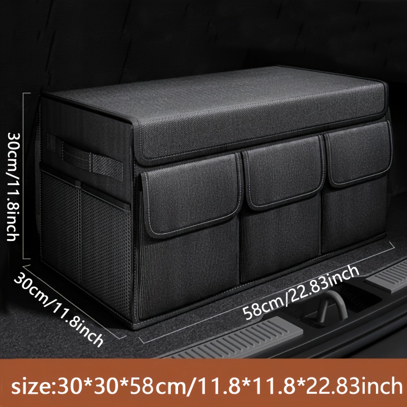 TEMU Car Trunk Storage Bags, Luggage Organizers, Miscellaneous Car Classification Bags, Multi-pocket Organizers, Automotive Accessories. With A Large