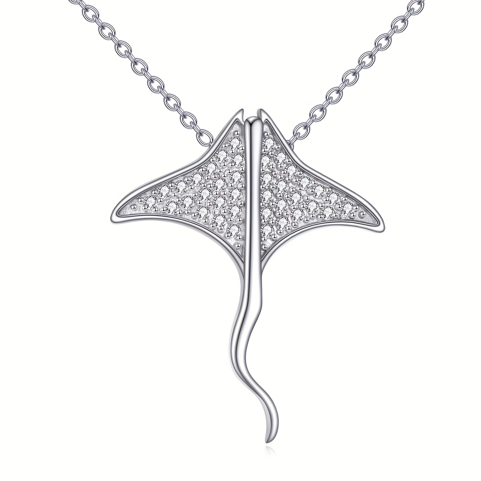 925 Sterling Silvery Necklace For Women, Best For Christmas