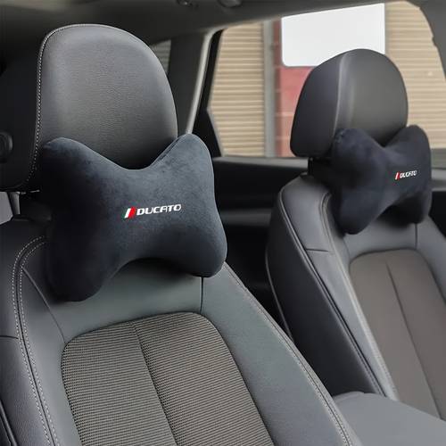 for car headrest cushion plush material ergonomic neck support soft able and breathable enhancing driving relieving driving fatigue accessory cover car accessory headrest