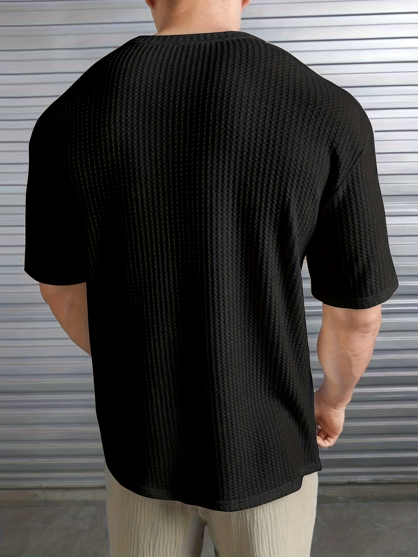 ★KODAK★ K Round Neck Woven Short Sleeve Man to Man BLACK Lawson Solid Woven Shirt en Black | Vans CA