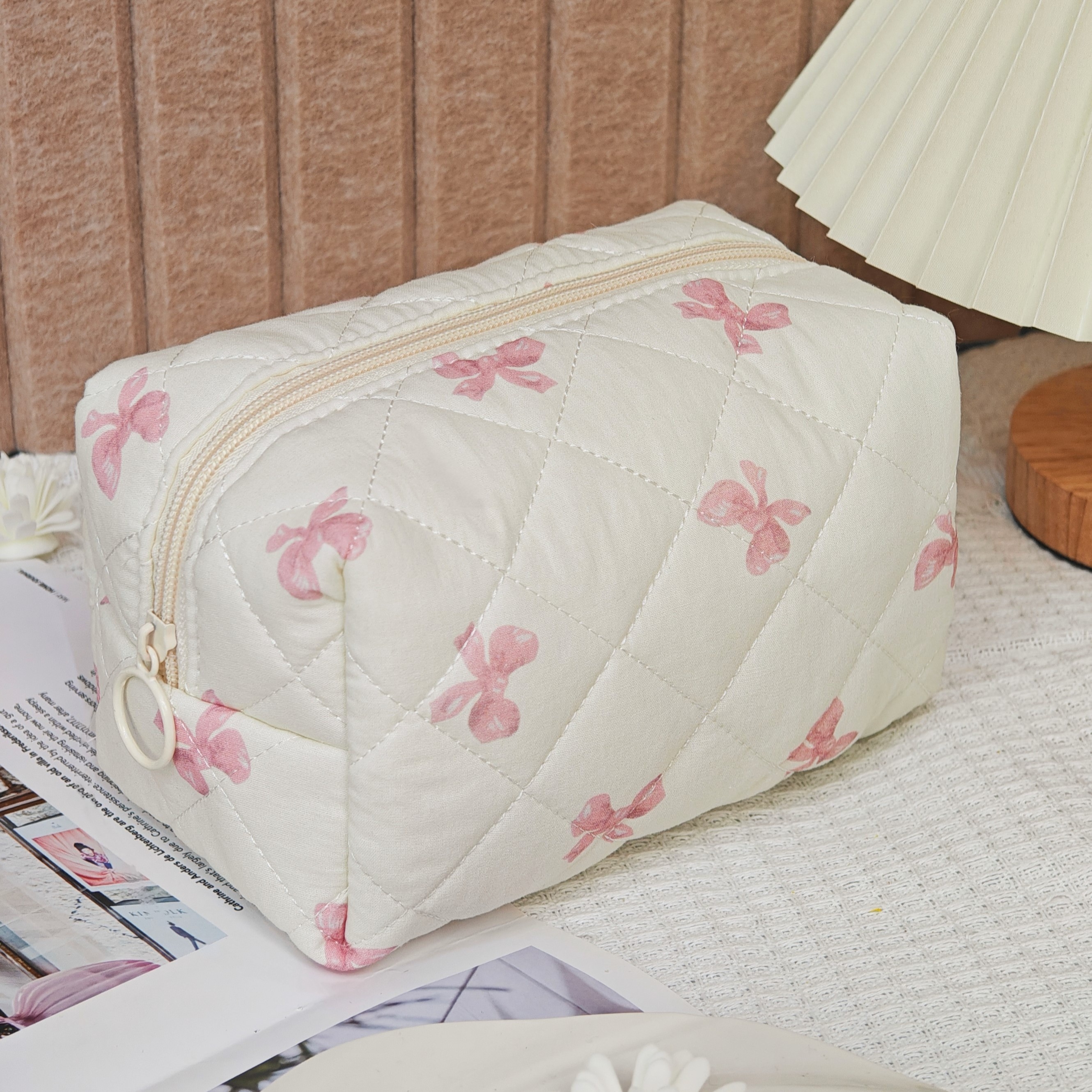 TEMU Large Capacity Portable Makeup Bag For, Ideal For Travel And Storing Skincare Products