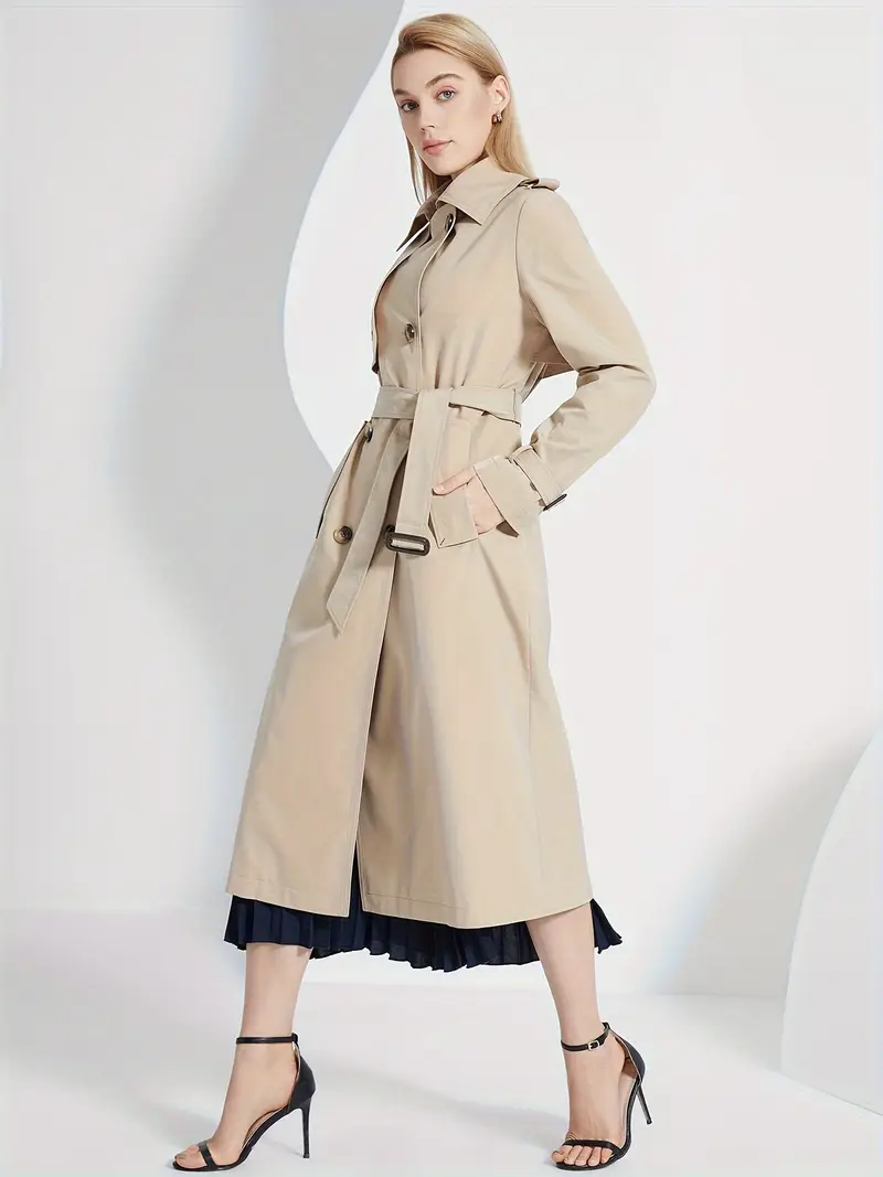 Fashion Turn-Up Collar New Style Trench Coat Fashion Turn-Up Collar New Style Trench Coat