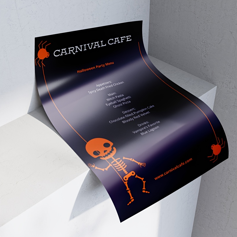 Custom Brochure Printing for Price Lists & QR Code Menus