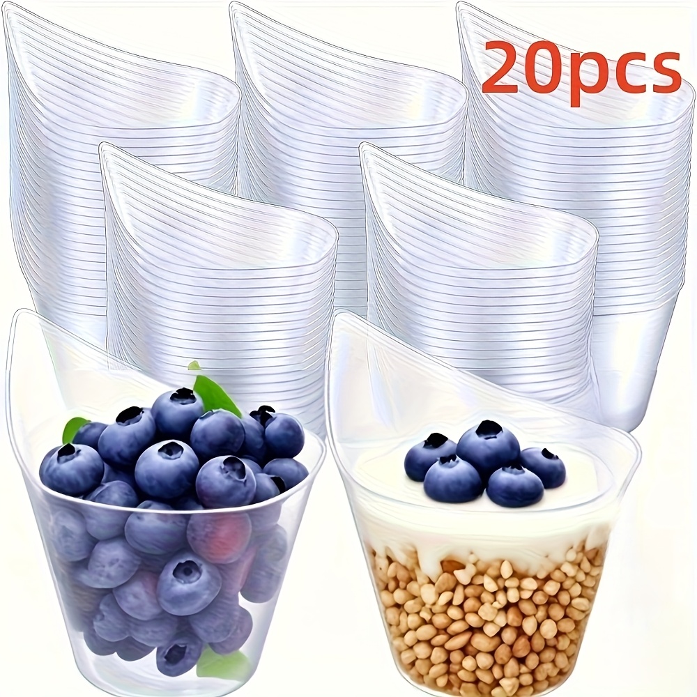 Pointed Dessert Fruit Cups, Creative Milkshake Ice Cream Cups, Large-capacity Mousse Cups, Restaurant Creative Dessert Cups, Family Sauce Bowls, Dessert Bowls