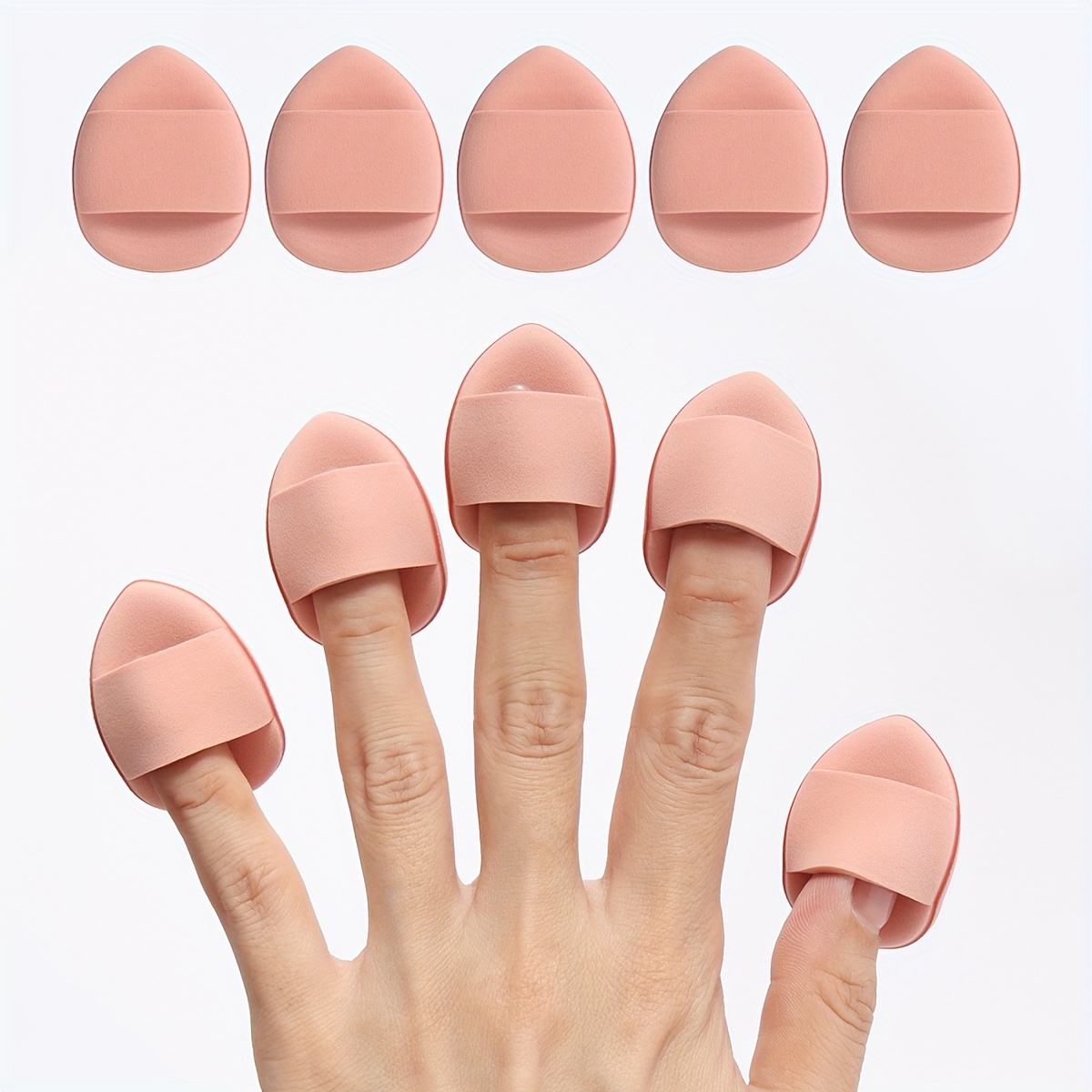 10/12pcs Mini Makeup Sponges, Random Color And Shape, Small Beauty Sponge Set For Foundation, Powder, Concealer, Highlighter, And Eye Shadow