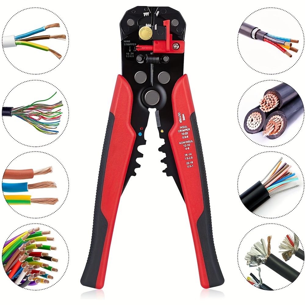 

Automatic Wire Stripper, Multifunctional Wire Stripping Tool, Used For Wire Stripping, Cable Cutting, Multifunctional Cable Cutting Pliers