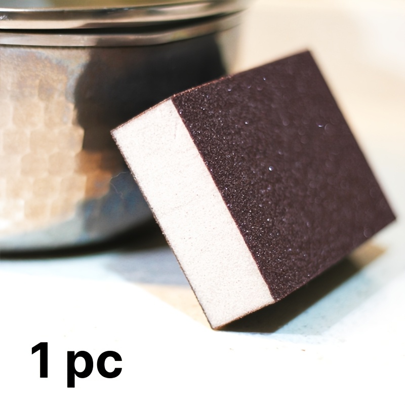 TEMU 1/3/6/9/12pcs Sponge, Emery Magic Sponge Eraser, Scrub Sponge, Magic Wipe, Pot Bottom Cleaning Descaling Sponge, Pot Sponge Brush, Removal Sponge