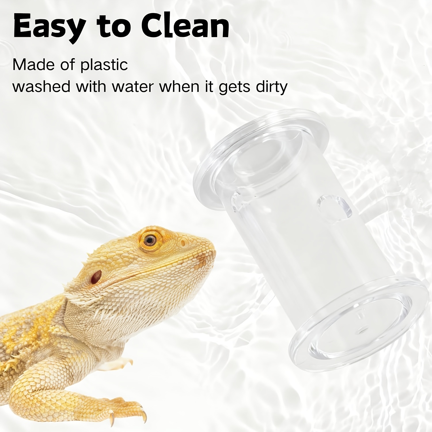 [Feeding Toys for Reptiles] Feeding Toys for Bearded Dragons, Interactive Toys for Lizards, Decorative Items for Reptile Eco-Boxes, And for Small Animals Like Geckos, Lizards, Bearded Dragons, And Chameleons, Without Battery