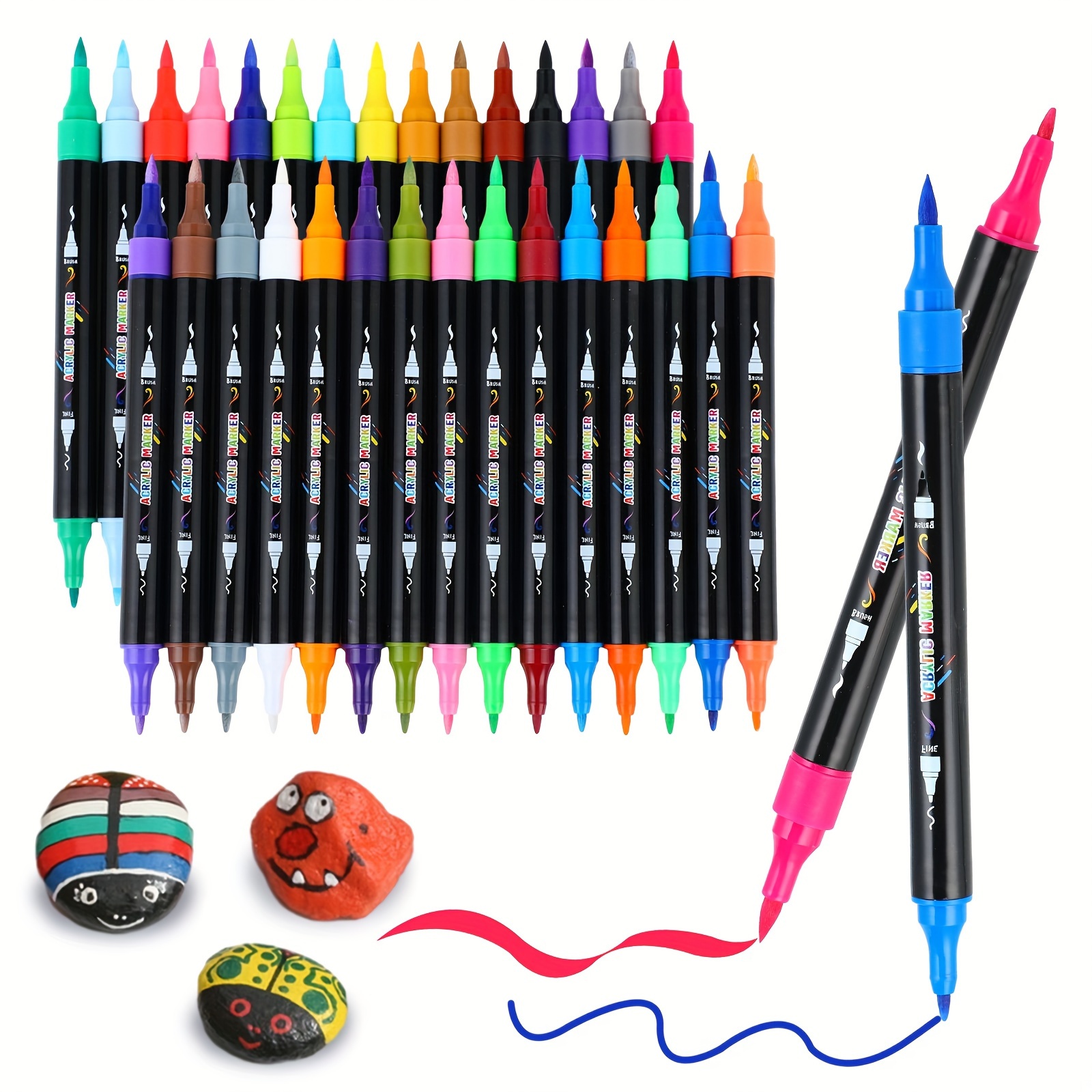 

30 , Tip Markers And , Wood, , Stone, Painting, , , Diy Crafts .