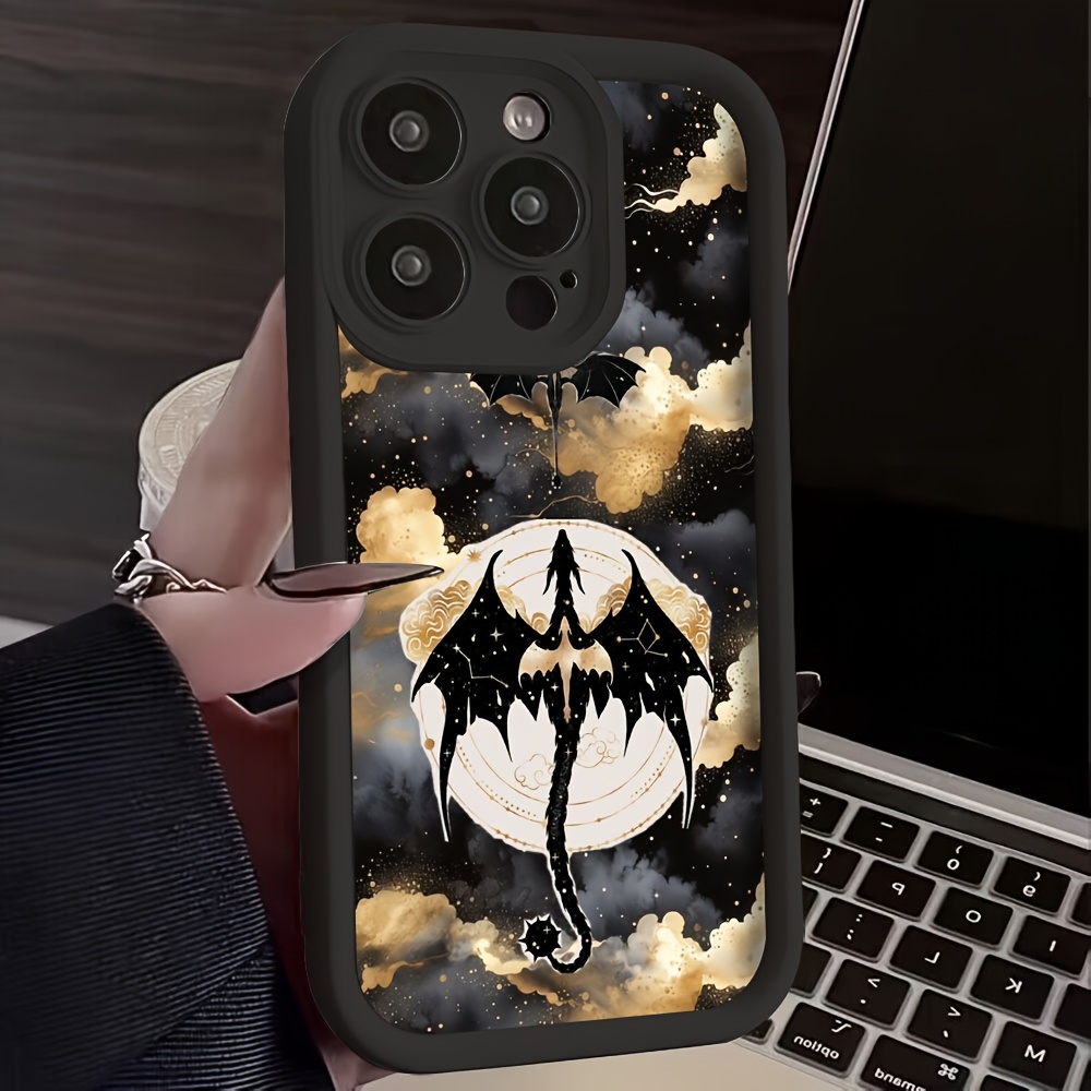 TEMU Dragon F-fourth Phone Case Suitable For Iphone 17 16e 16 15 14 13 12 11 Mini Pro Max Xr Xsmax 8 7 Plus Anti Fall Soft Tpu Back Cover