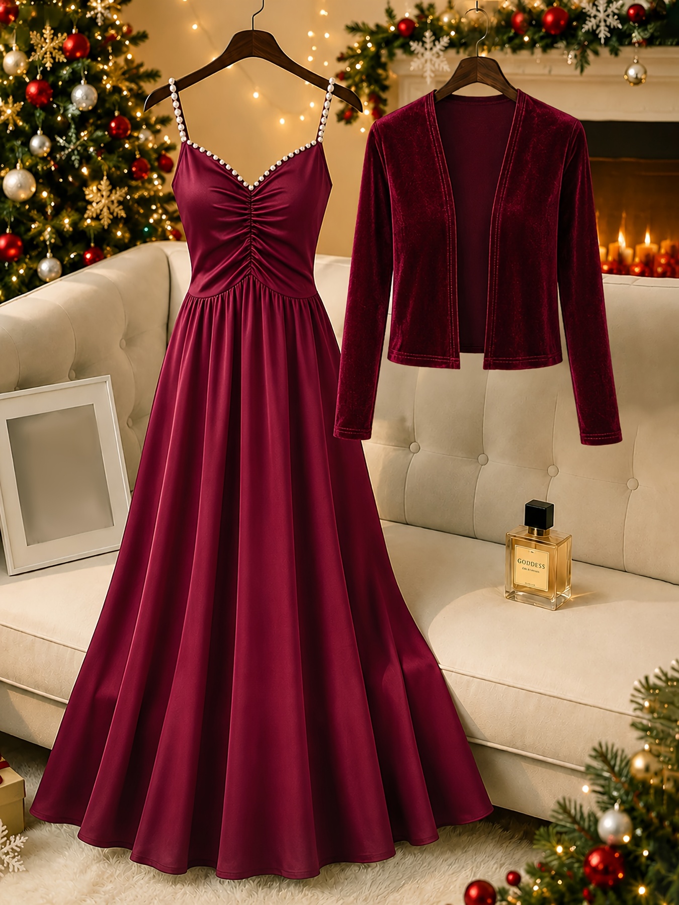 2 piece formal dresses sold on Temu United States