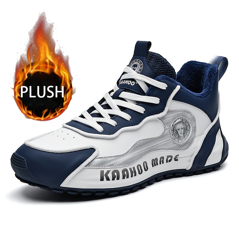 Zapatos de running para hombres de Kamoo: Diseño de alta altura, tela transpirable y suela de goma duradera para actividades al aire libre cómodas