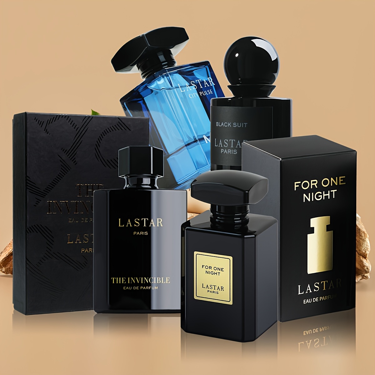 TEMU Quatre bouteilles de Cologne Premium pour Homme, 190ml . Parfum masquant les odeurs corporelles. La Cologne pour Homme Cupid offre de multiples