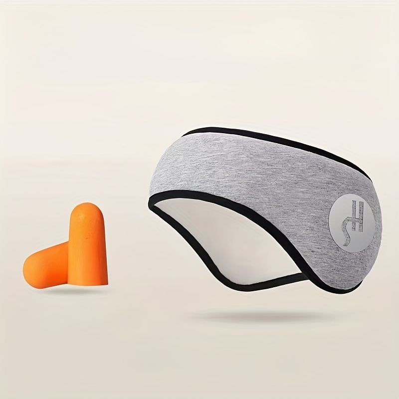 TEMU Adjustable Sleep Mask With Noise-canceling Earplugs, Fragrance & -free, Ideal For Types, Perfect Travel Companion