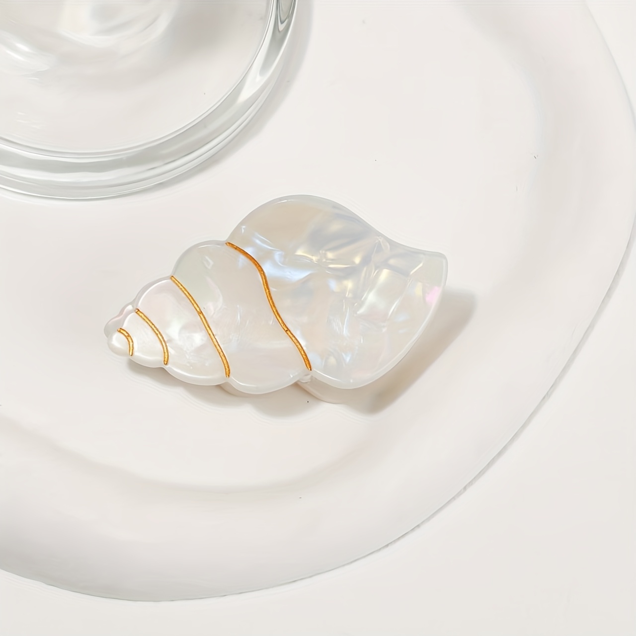 Conch Trumpet Grab Clip Bangs Clip Ponytail Clip Half Grab Clip Suitable For Small Hair Clip
