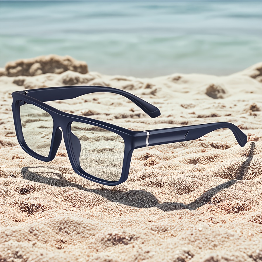 

Square Frame Glasses - Blue Light Blocking, Fashionable Clear Lens Eyewear For