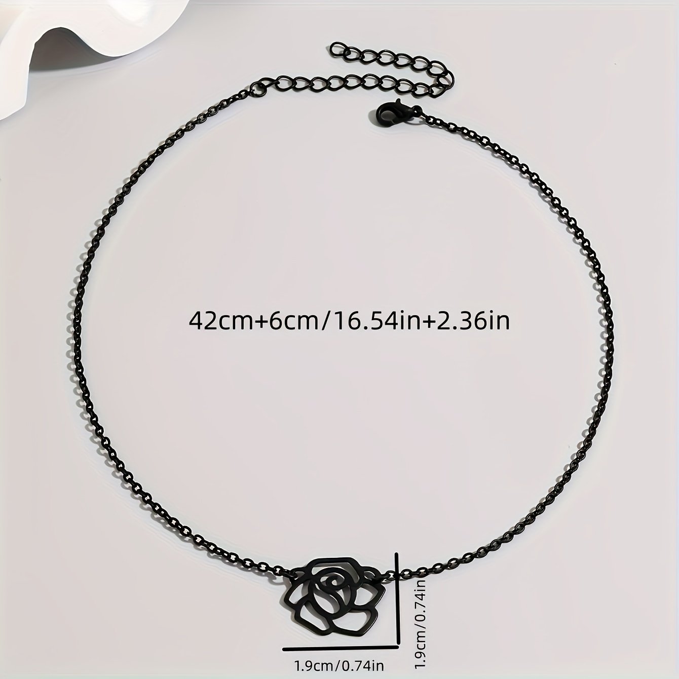 Women's Classic Hollow Flower Necklace, Western Trends