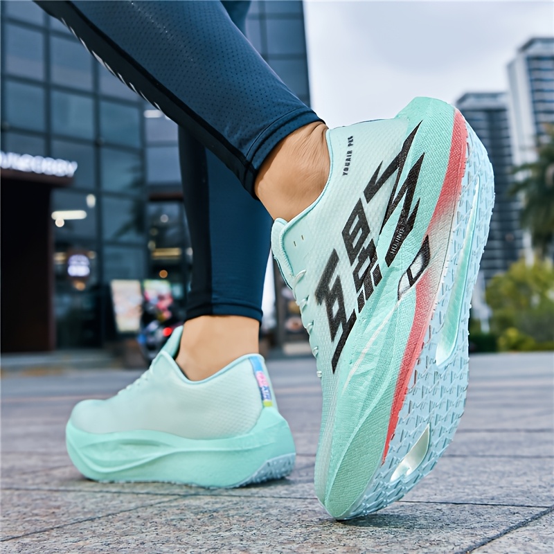 PB6.0 Carbon Plate Running Shoes for Men, Outdoor True Explosion Soft Sole Physical Test Training Shoes, Couple's Marathon Jogging Shoes for Women
