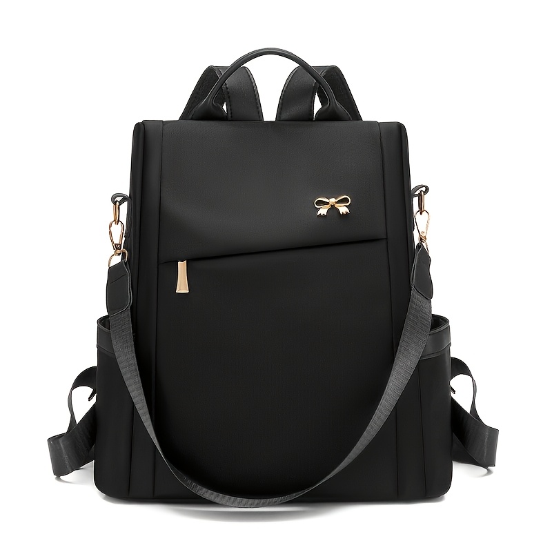 TEMU Minimalist Style Fashionable Anti-theft Backpack For Women, New Large Capacity Multi-functional Lightweight Casual Commuter School Bag