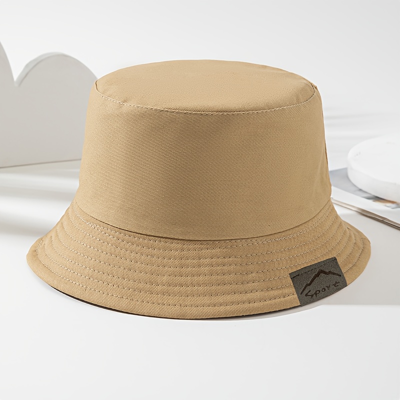 TEMU Unisex Mountain Sports Fisherman Hat, Vintage Men's Hat Women's Fashion , Casual, Hip-hop Adjustable Brim, Outdoor Camping, Group Activities