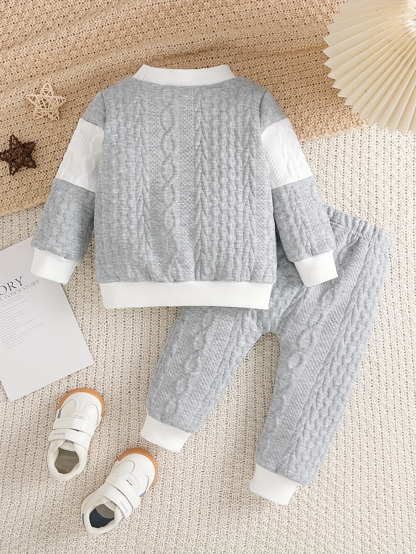 Conjunto de 2 peças para bebé unissexo de inverno 3