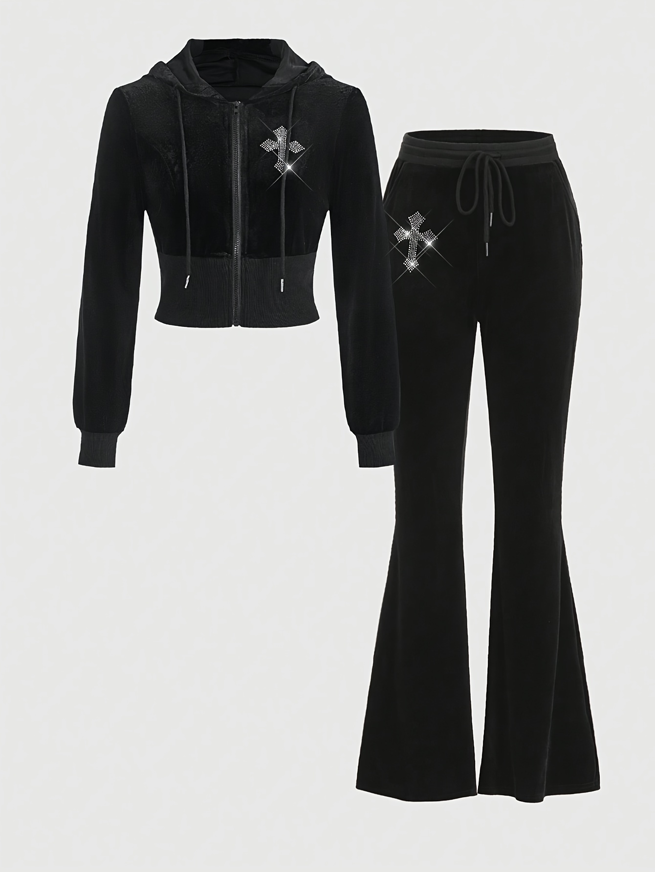 velvet tracksuit sold on Temu New Zealand