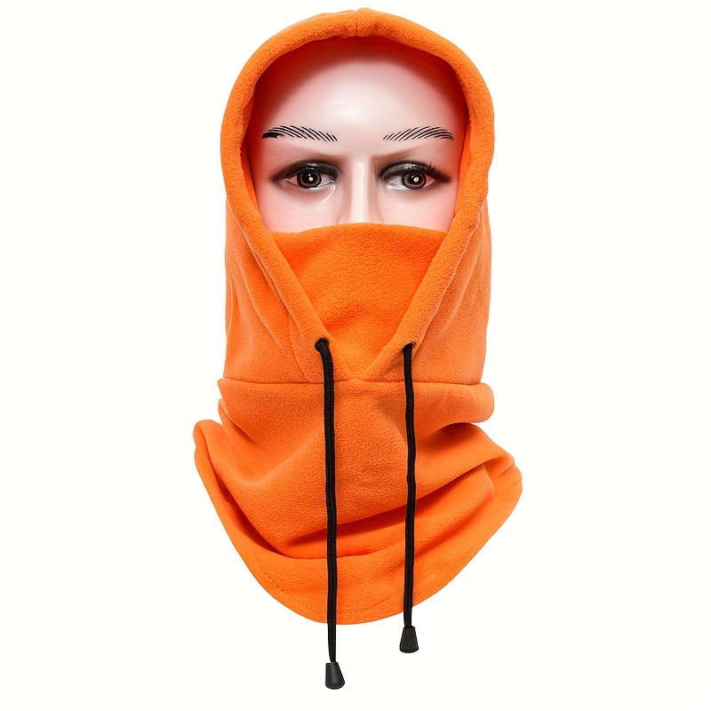 Donne Solid Color Polar Fleece Balaclava Maschera Sci - Temu Italy