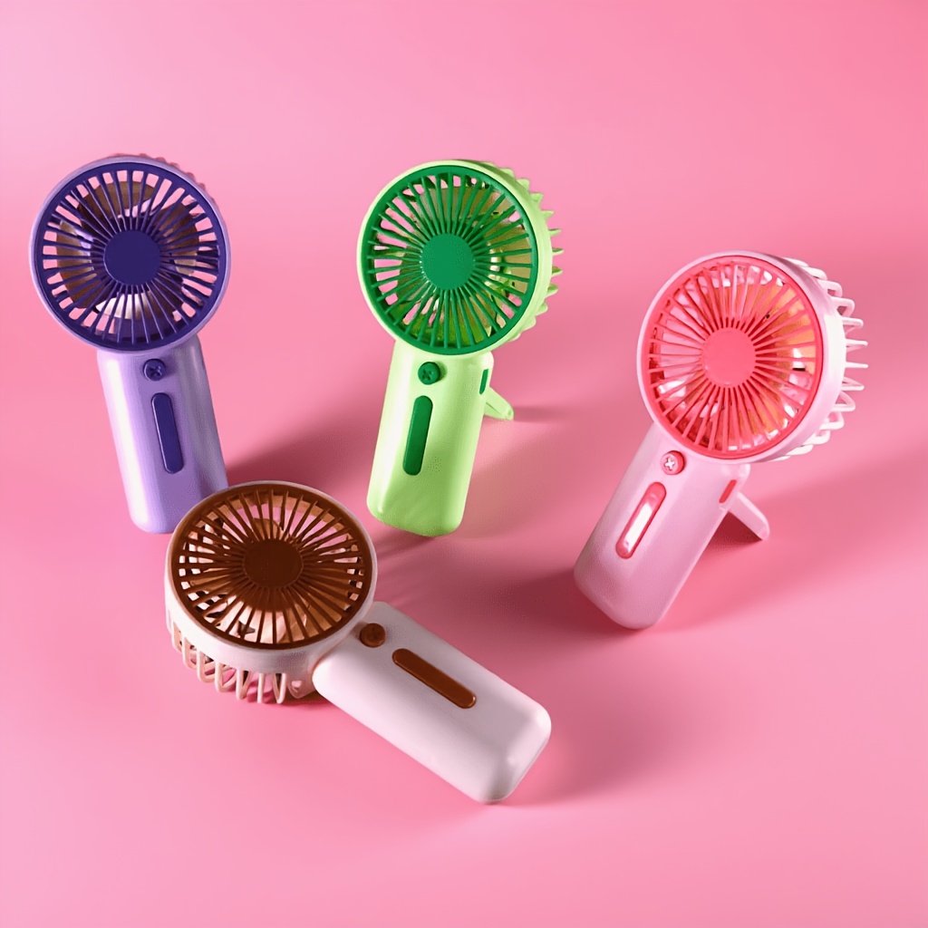 handheld fan compact battery fan mini handheld fan for makeup eyelash dryer airflow summer birthday party gifts for home office hiking travel camping