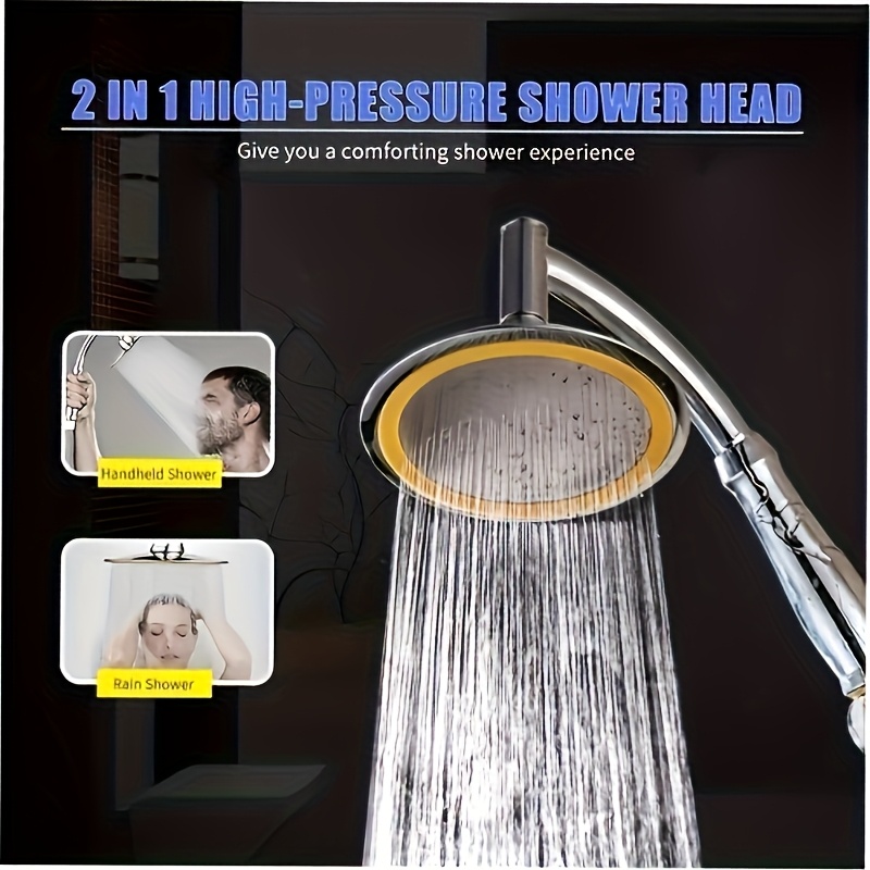 Ultra-Powerful Handheld Showerhead Rainfall Set