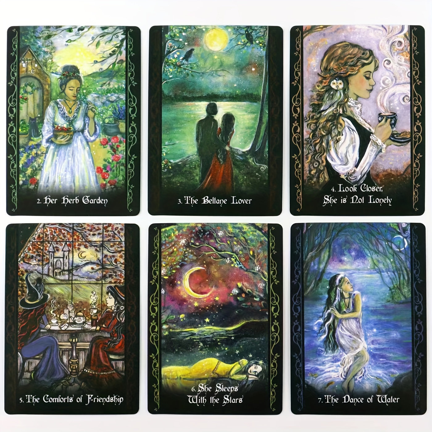 Solitary Witch Cards 45 card Deck Pdf Guidebook - Temu