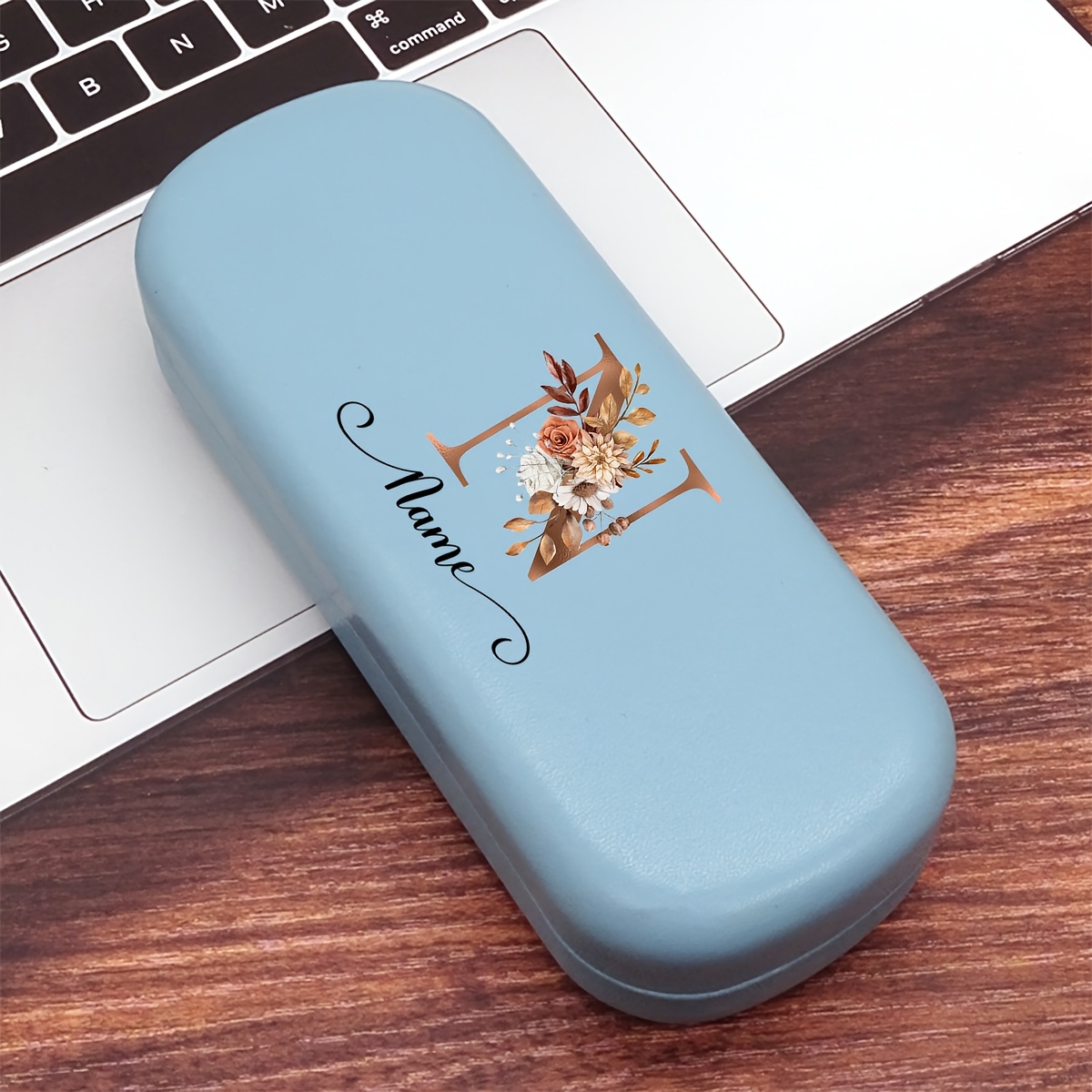 TEMU Customized Eyeglass Cases Women's Hard Shell, Custom Name Glasses Case, Customizable Letters Birthday Gifts, Personalized Glasses Case Hard