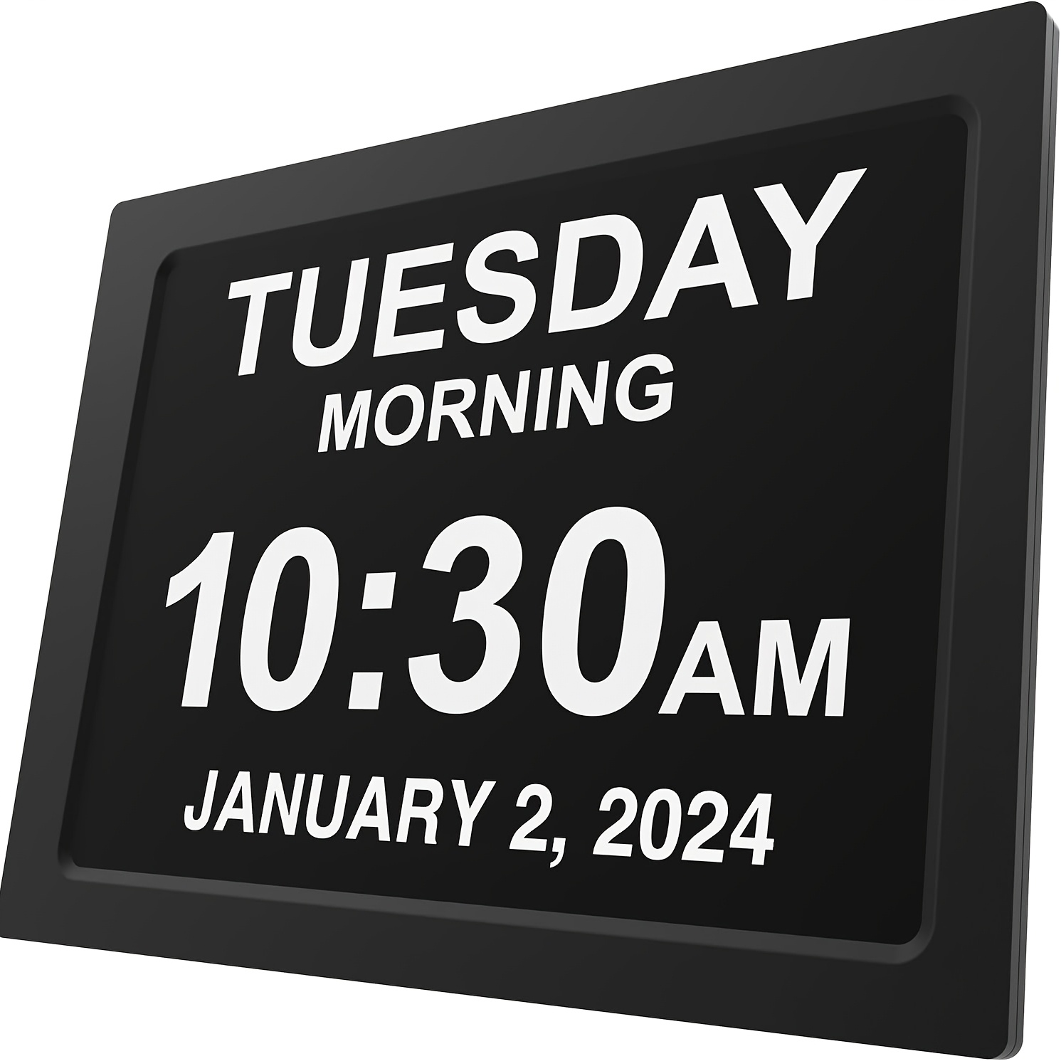 Frame Clock, Dementia Clock Large Digital Clock Suitable For The Elderly, 's Clock Large Screen Display Can Set Multiple Alarm Clocks, Elderly Clock With Date And Day Of The Week, Digital Calendar