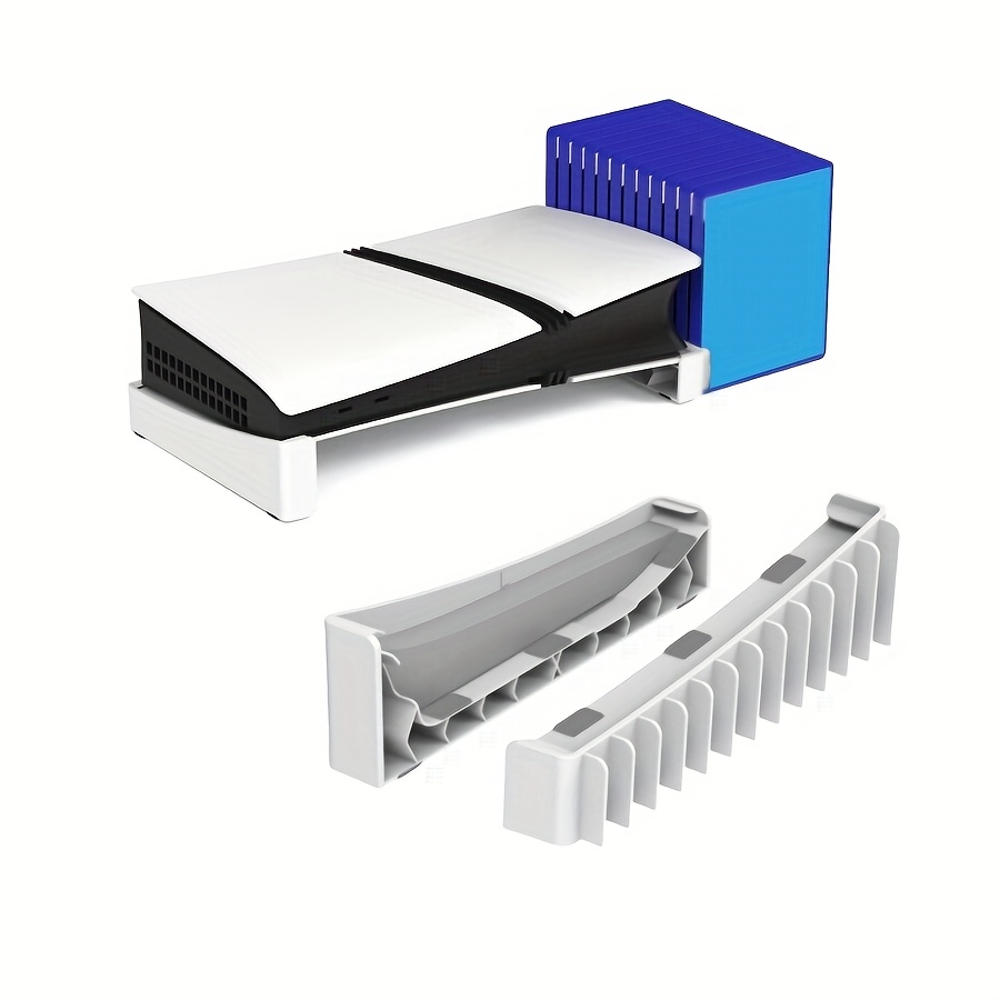 TEMU Il supporto orizzontale per PS5 Ultra-Thin Disc e versione digitale un supporto di raffreddamento resistente e con protezione multifunzionale,