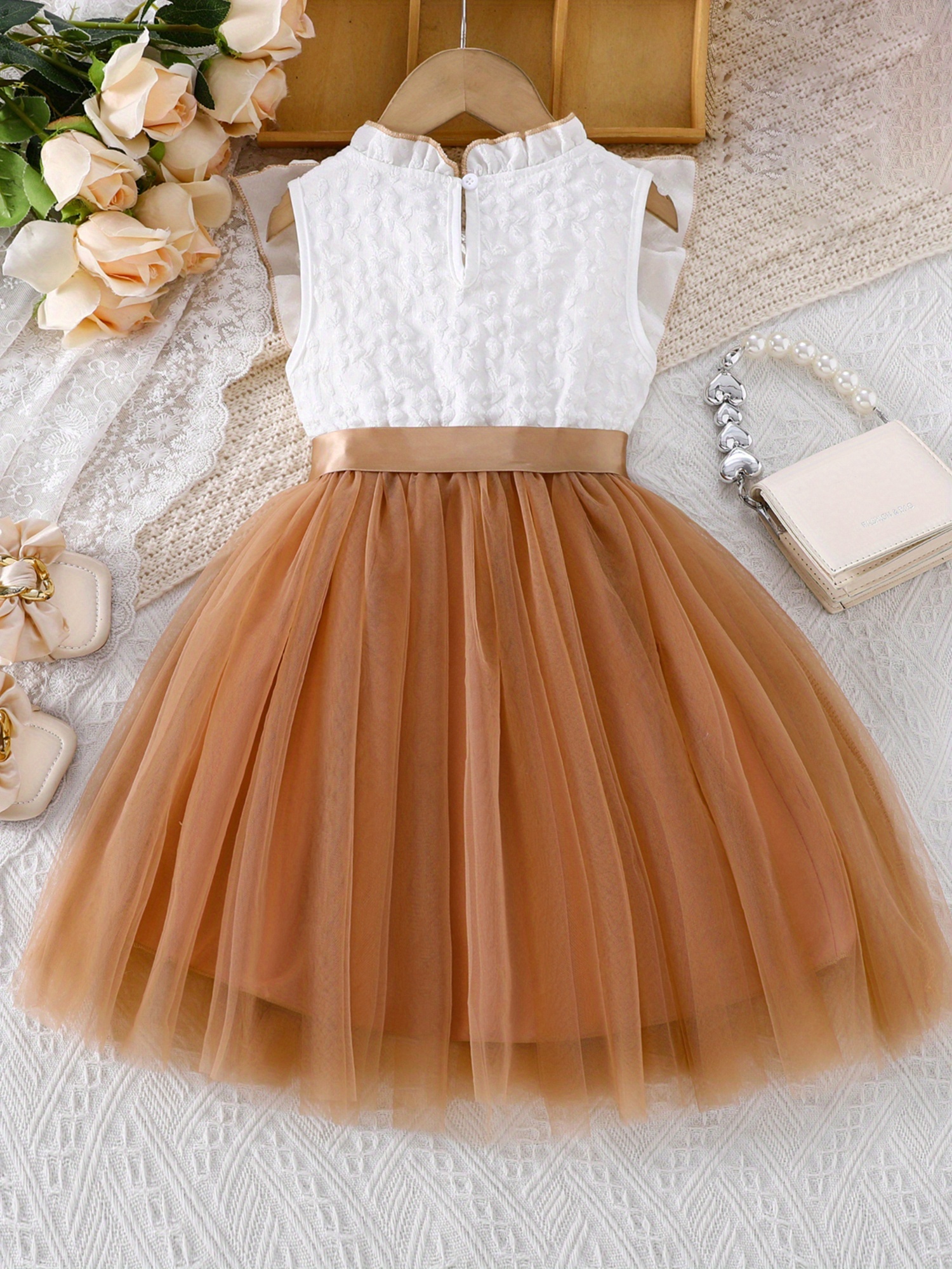 4t gold dress Kids Tallulah Sequin + Tulle Dress