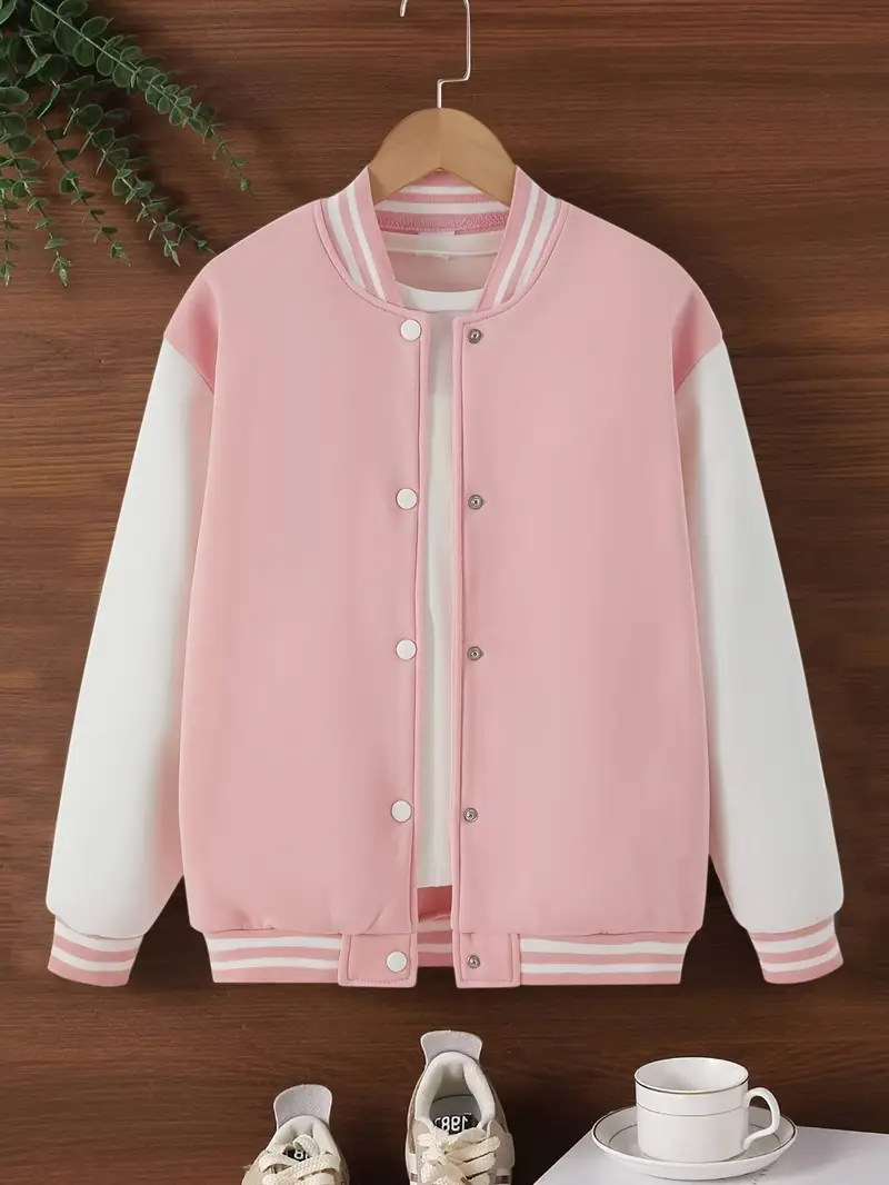 girls' fashion jacket, trendy comfortable casual coat with bow for autumn/ season - kids' fashion Philippines