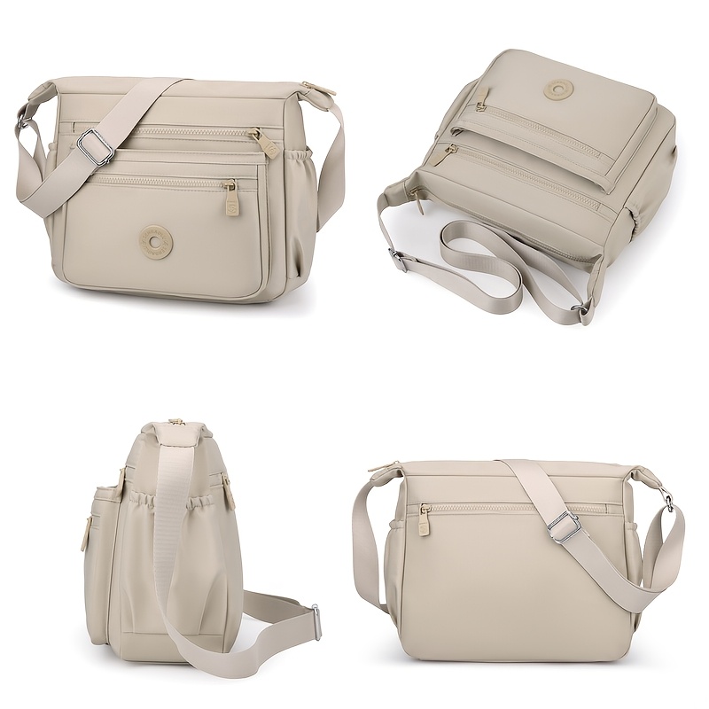 casual nylon womens shoulder bag multi layer multi pocket lightweight and practical travel womens crossbody   and portable high quality womens handbag suitable for gifts commuting daily   vacations etc Product details 2