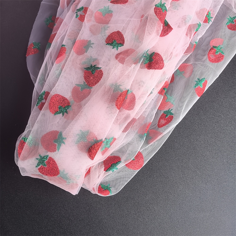 TEMU Tissus en tulle fraise pailletée de 29,5 x 70,8 pouces et 35,8 x 59,1 pouces, tissus prédécoupés, robes de mariée, tissus pour jupes de robe et