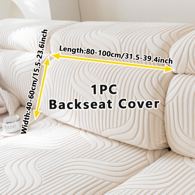 TEMU 1pc Stretch Sofa Cover, Use, Thickened Fabric, Machine Washable, Dust-proof, Pet-friendly, Decorative Sofa Protector, Adjustable Size, Suitable