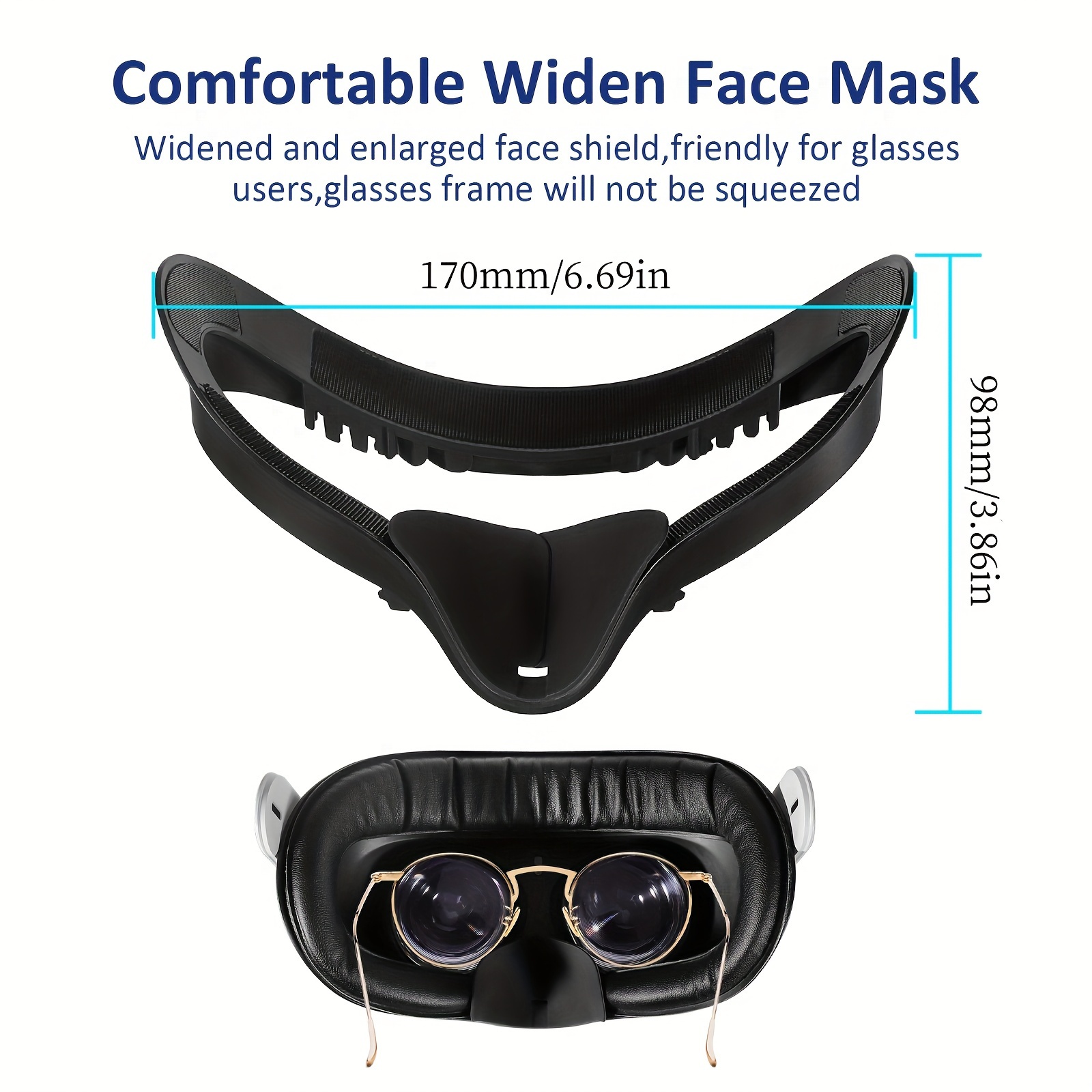 Facial Interface Quest Glasses Spacer Buy The Kiwi Design For META