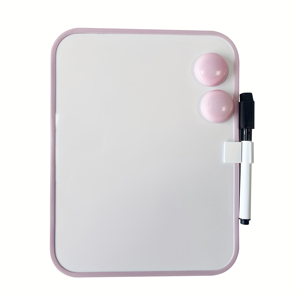Image of Magnetic Whiteboard Erasable Notepad Portable Drawing Board Teaching Whiteboard Magnetic Erase Board For Lockers 6" X 8"