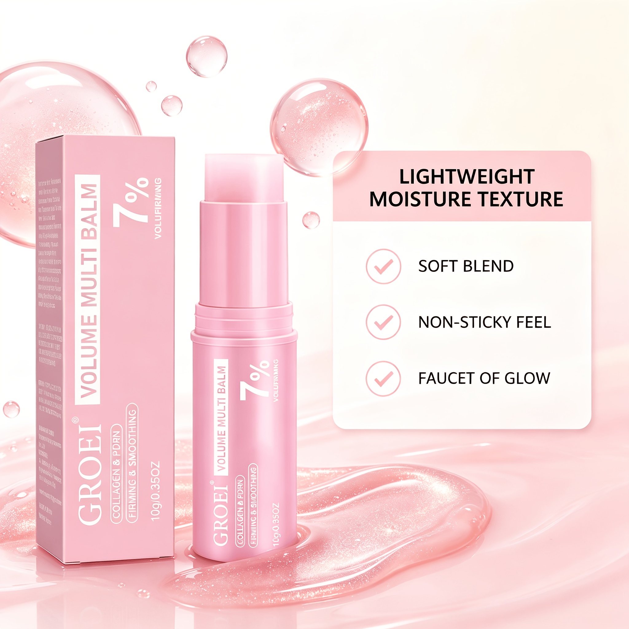 2pcs GROEI Collagen PDRN Multi-Effect Plumping Stick