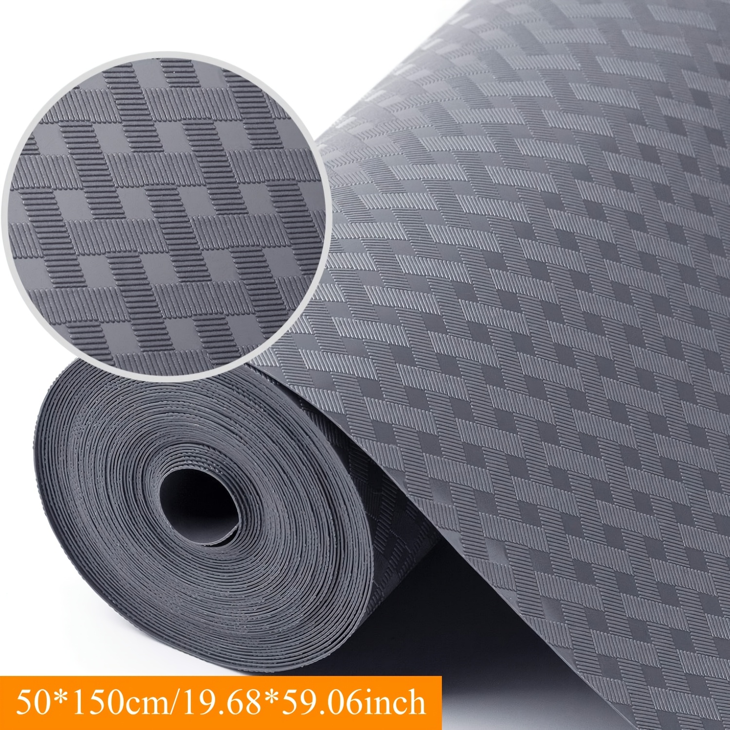 TEMU 1 Roll, Kitchen Cabinet Shelf Liner, Refrigerator Liner, Waterproof And Oil-proof Kitchen Cabinet Liner, Plastic Drawer Mat, Eva Material,
