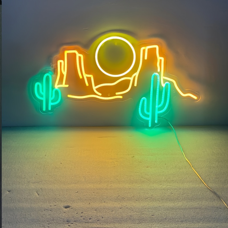 1pc style led neon sign plastic wall hanging - Temu