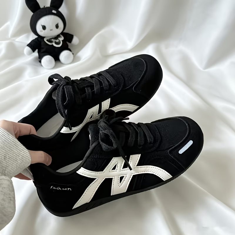 TEMU 2026 Color-block Casual Sneakers For Women, Plus Size, Soft Sole, Lightweight And Comfortable, Versatile For Campus And Commuting, In Multiple