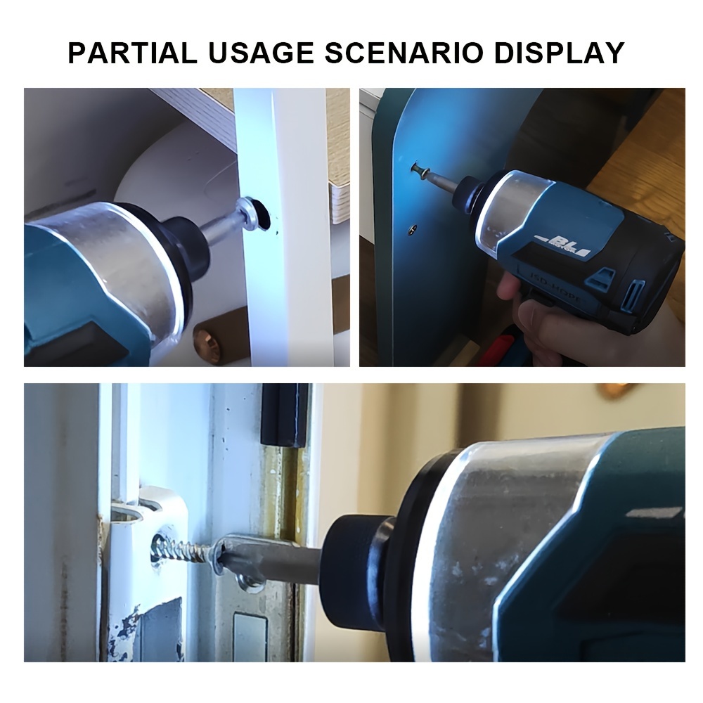 JSD-HOPE Taladro eléctrico inalámbrico, destornillador eléctrico inalámbrico, destornillador eléctrico sin brochas con batería de litio, taladro eléctrico recargable - Imagen 5