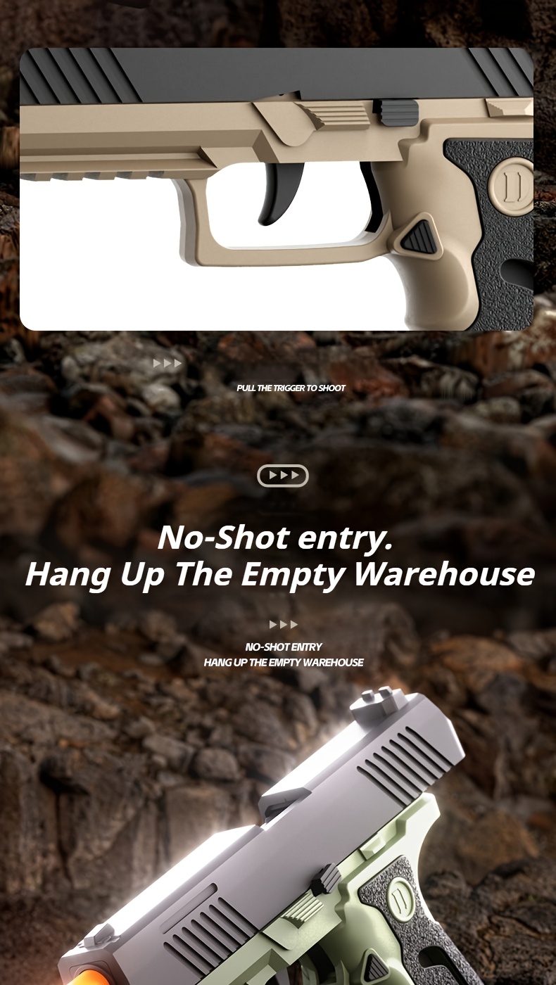 282pcs Soft Bullet Toy Guns, Automatic Shell Ejecting Toy Gun, With 240 Bullets, 36 Shell Case, 4 Magazine, Toy Gun Pistol Shooting Game, For Youngsters, Halloween & Christmas Gift, Birthday Gift