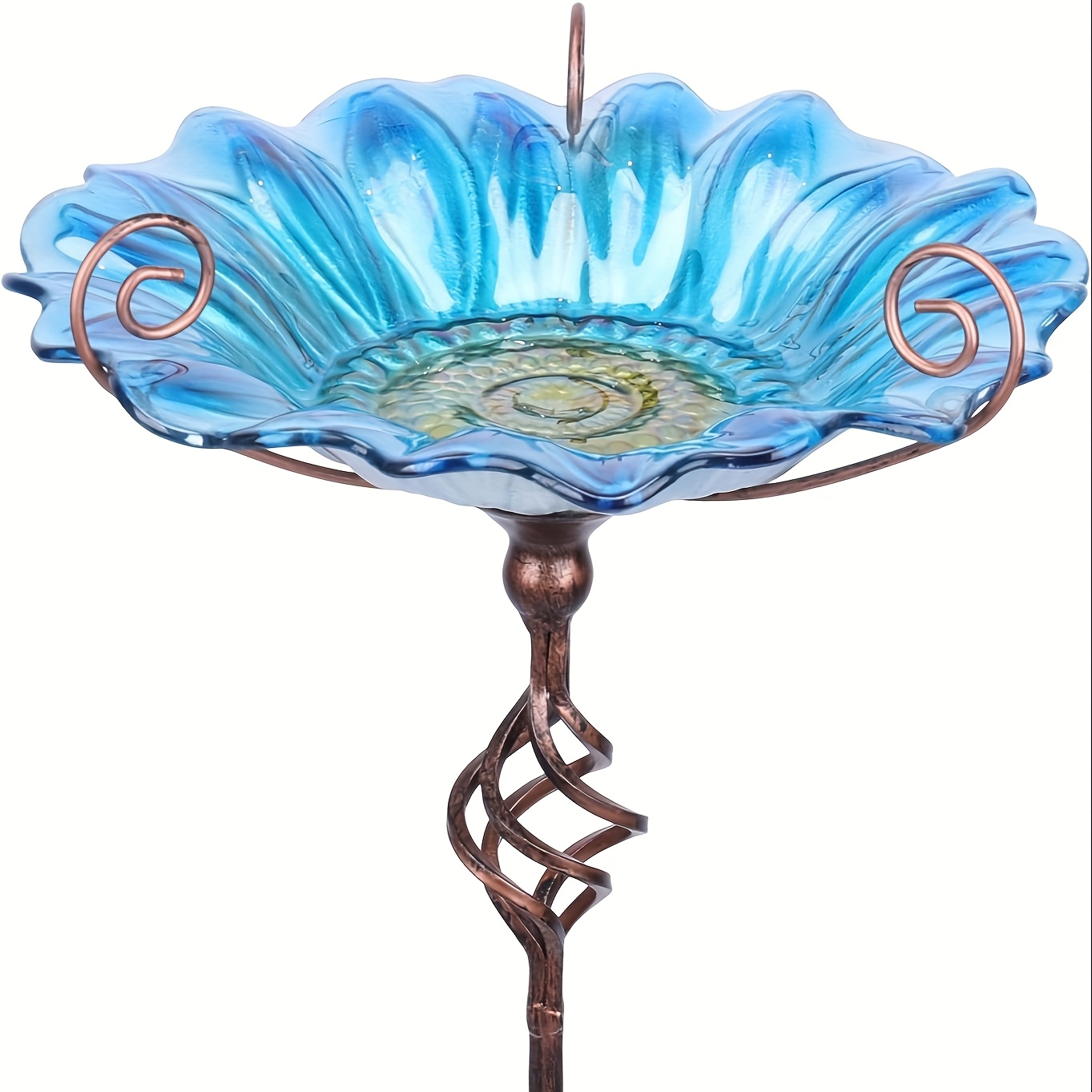 TEMU Outdoor Bird Baths, Featuring A , Serve As A Bird Feeder With A Metal Stake. This Bowl Is Perfect For Garden And Yard Decoration In A Color
